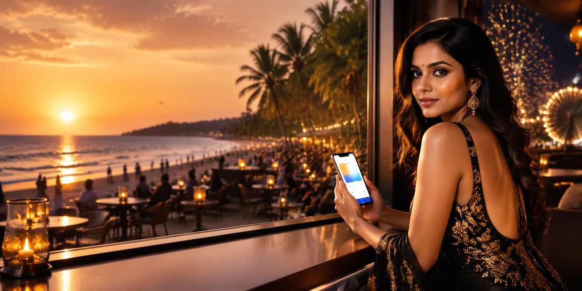 User redeeming promotions on mobile with secure payments in Goa